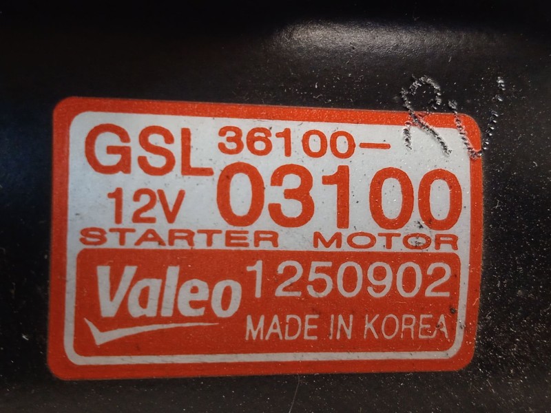 Recambio de motor arranque para hyundai i20 i (pb, pbt) 1.2 referencia OEM IAM 3610003100  1250902