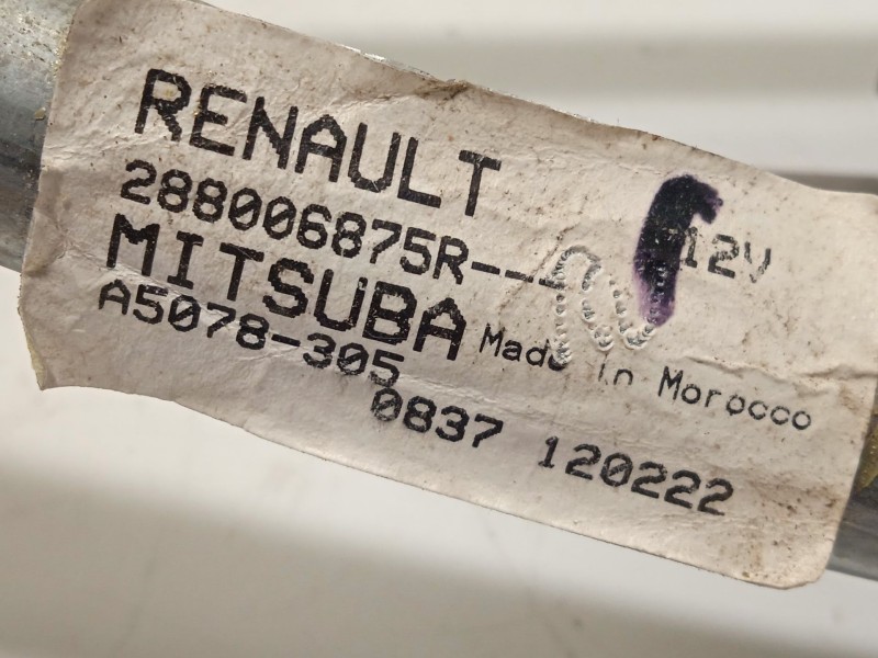 Recambio de motor limpia delantero para dacia sandero iii 1.0 tce 90 referencia OEM IAM 288006875R  