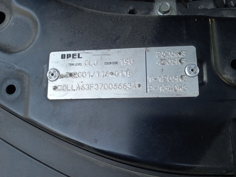 opel antara a (l07) del año 2007