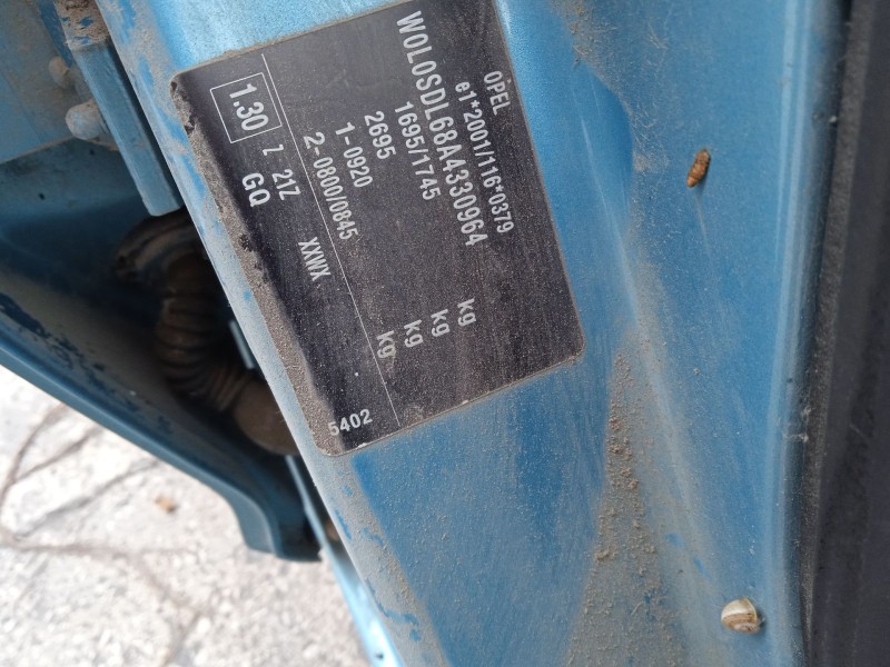 opel corsa d (s07) del año 2010