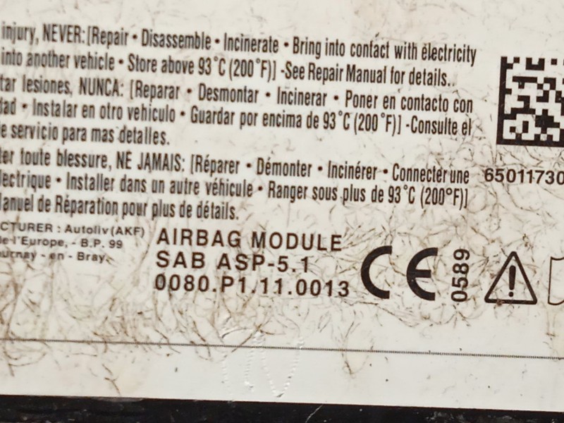 Recambio de airbag lateral delantero derecho para honda hr-v (rv) 1.5 ehev referencia OEM IAM 650117300B  