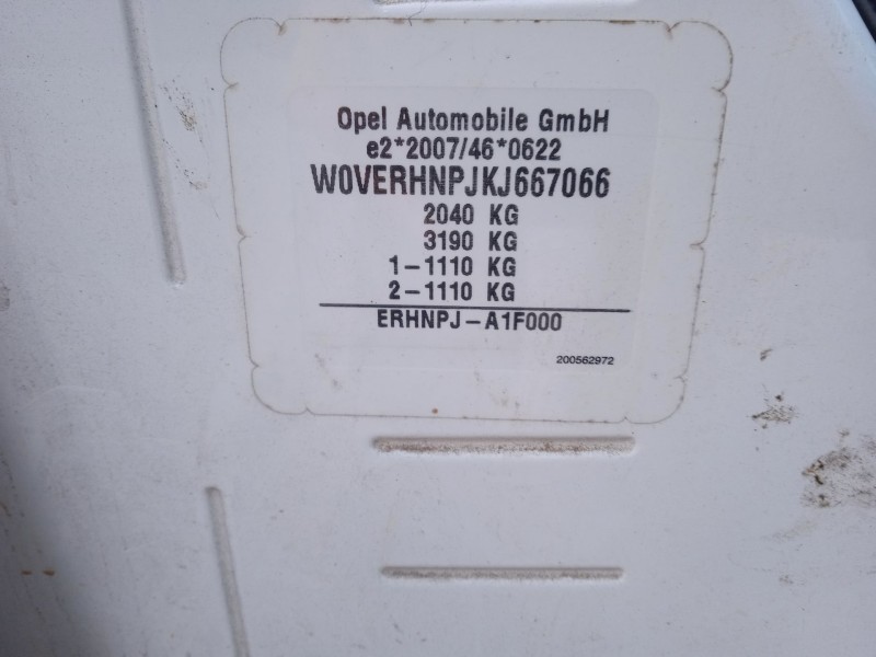 opel combo e tour / life (k9) del año 2019