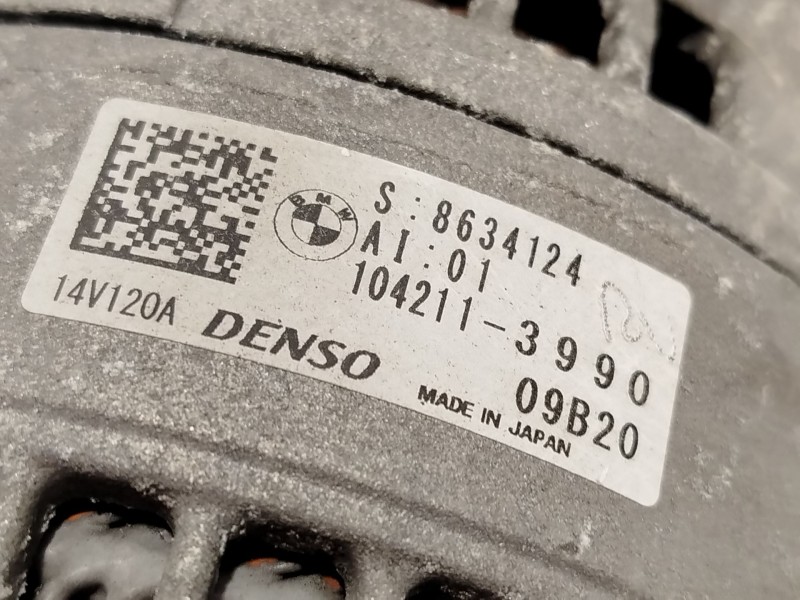 Recambio de alternador para mini mini countryman (f60) cooper referencia OEM IAM 8634124 12318634124 1042113990