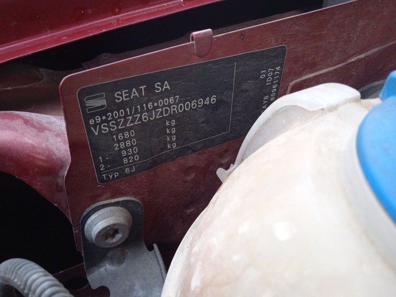 seat ibiza iv (6j5, 6p1) del año 2013