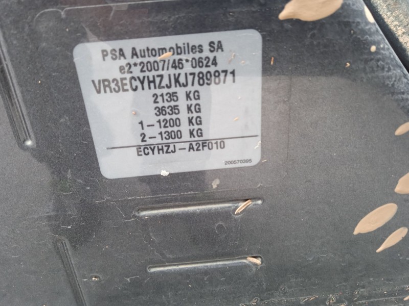 peugeot rifter del año 2019