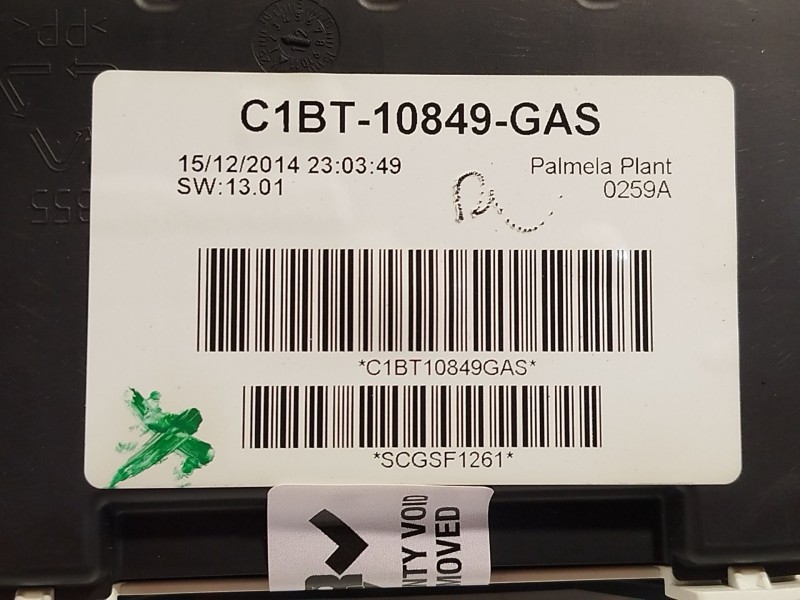 Recambio de cuadro instrumentos para ford fiesta vi (cb1, ccn) 1.6 tdci referencia OEM IAM C1BT10849GAS 2086528 