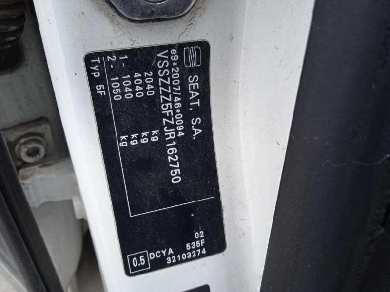 seat leon (5f1) del año 2018