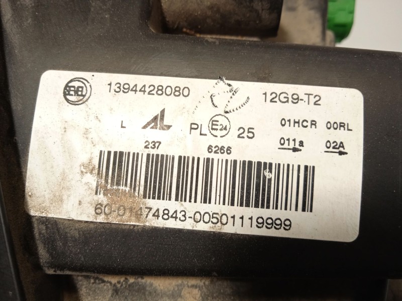 Recambio de faro izquierdo para peugeot boxer furgoneta 2.0 bluehdi 130 referencia OEM IAM 1394428080 1682748780 1631998680