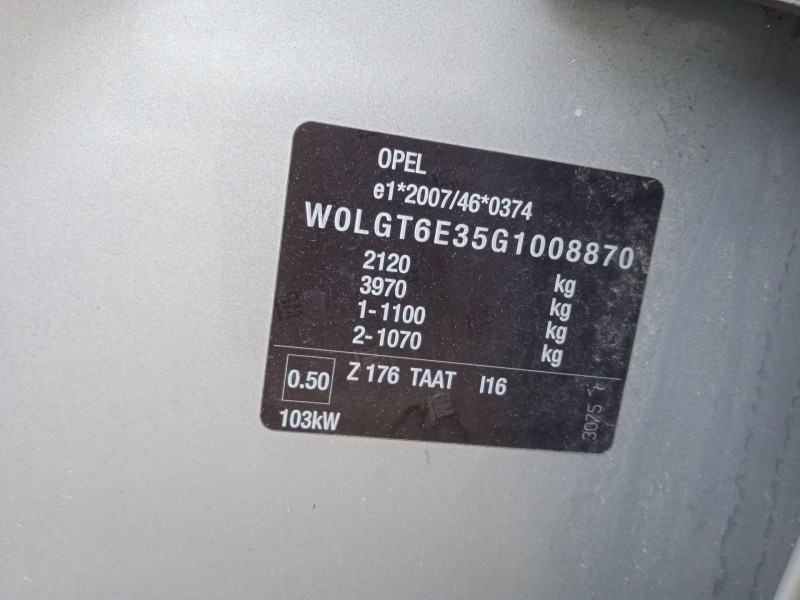 opel insignia a (g09) del año 2015