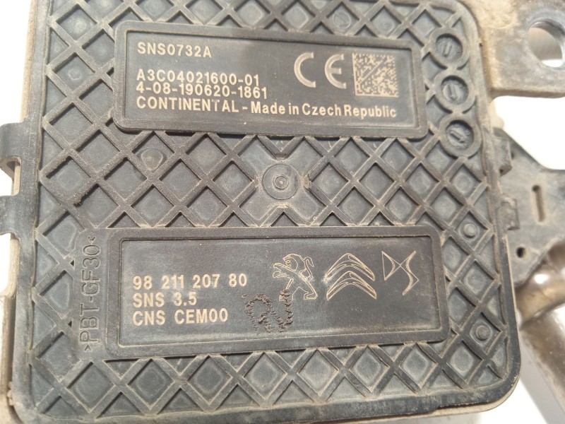 Recambio de sonda lambda para peugeot boxer furgoneta 2.0 bluehdi 130 referencia OEM IAM 9821120780  A3C04021600