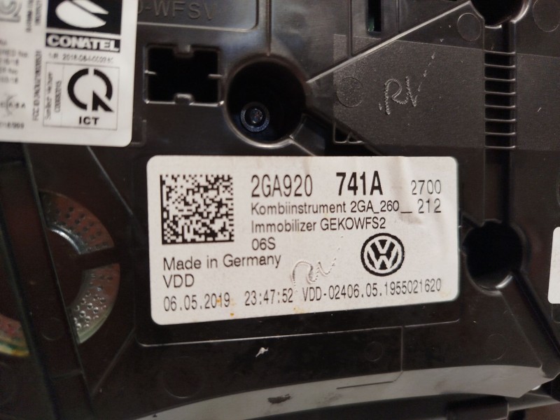 Recambio de cuadro instrumentos para volkswagen t-roc (a11, d11) 2.0 tdi referencia OEM IAM 2GA920741A  