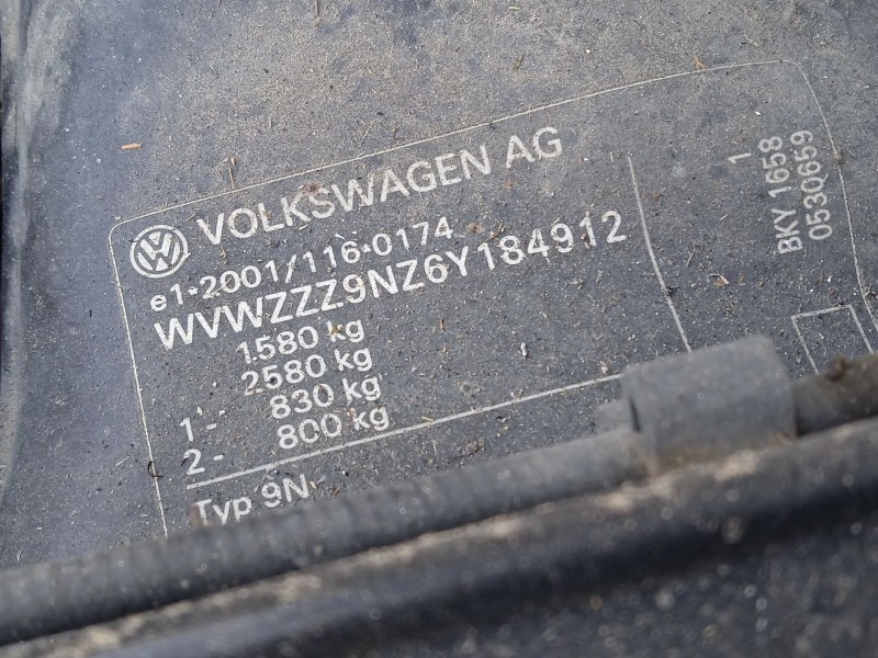 volkswagen polo iv (9n_, 9a_) del año 2006