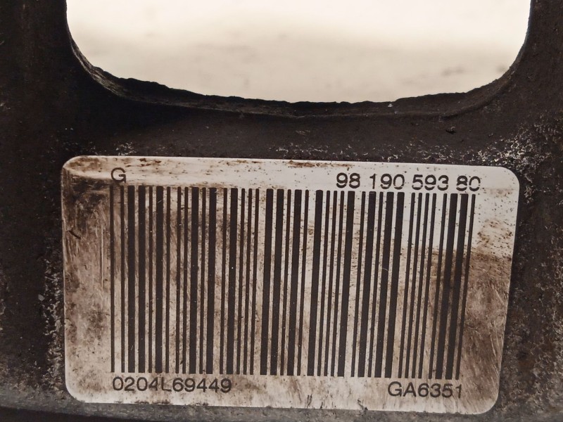 Recambio de pinza freno trasera izquierda para peugeot rifter 1.5 bluehdi 130 referencia OEM IAM 9819059380  