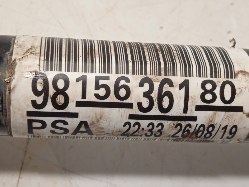 Recambio de transmision delantera izquierda para peugeot rifter 1.5 bluehdi 130 referencia OEM IAM 9815636180  