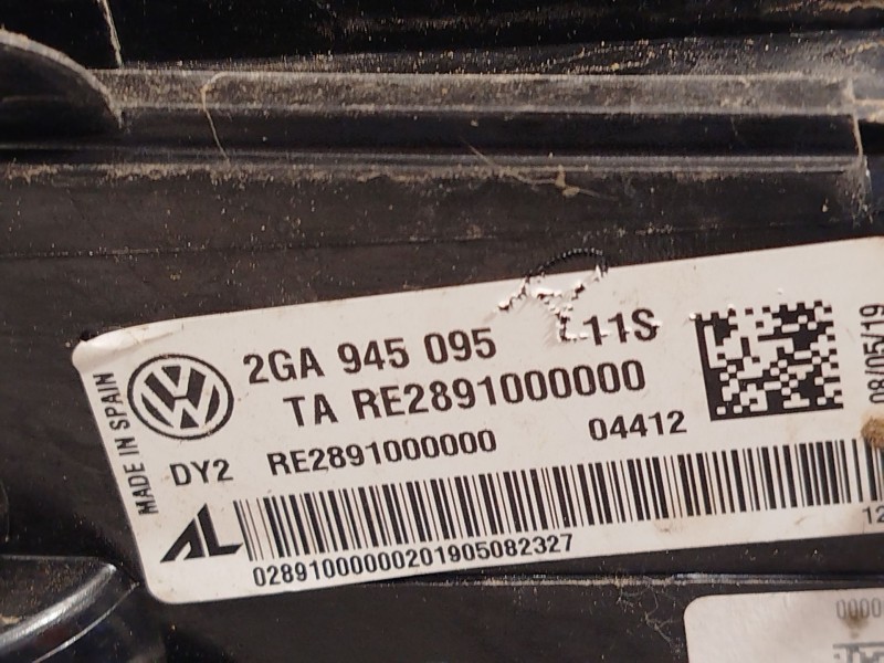 Recambio de piloto trasero izquierdo para volkswagen t-roc (a11, d11) 2.0 tdi referencia OEM IAM 2GA945095  