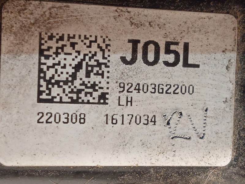 Recambio de piloto trasero izquierdo interior para hyundai ioniq (ae) 1.6 gdi hybrid referencia OEM IAM 92403G2200  