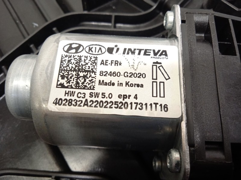 Recambio de elevalunas delantero derecho para hyundai ioniq (ae) 1.6 gdi hybrid referencia OEM IAM 82480G2070 82460G2020 