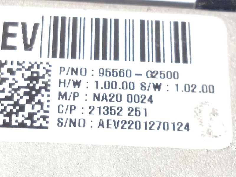 Recambio de modulo electronico para hyundai ioniq (ae) 1.6 gdi hybrid referencia OEM IAM 95560G2500  