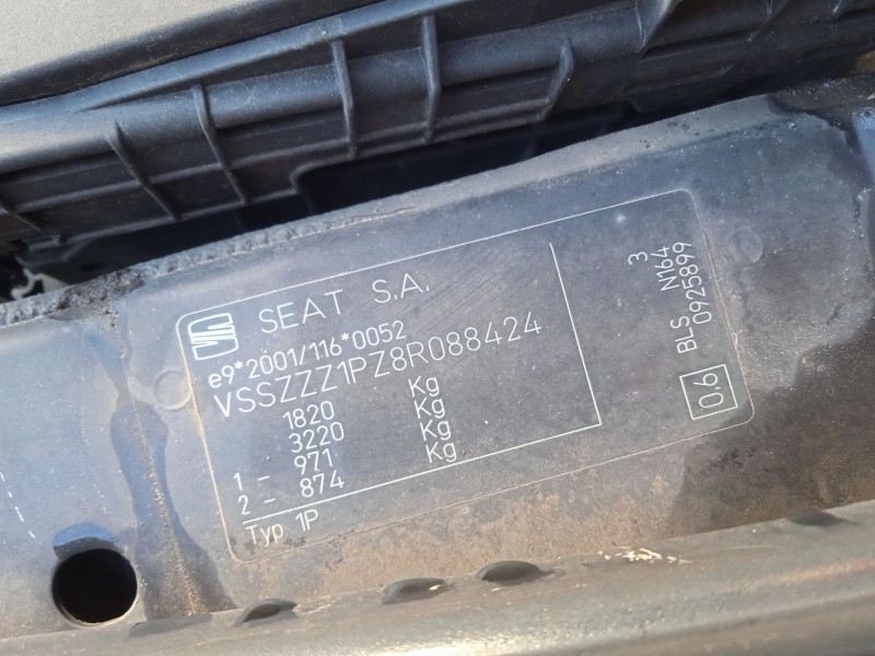 seat leon (1p1) del año 2008