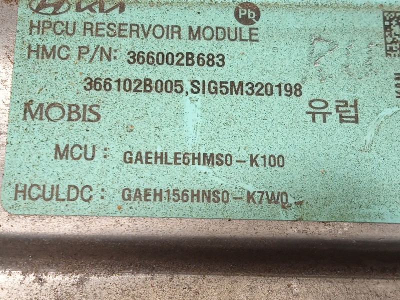 Recambio de convertidor potencia para hyundai ioniq (ae) 1.6 gdi hybrid referencia OEM IAM 366002B683  