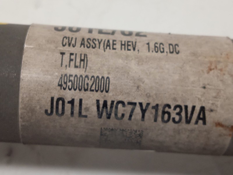 Recambio de transmision delantera izquierda para hyundai ioniq (ae) 1.6 gdi hybrid referencia OEM IAM 49500G2000  