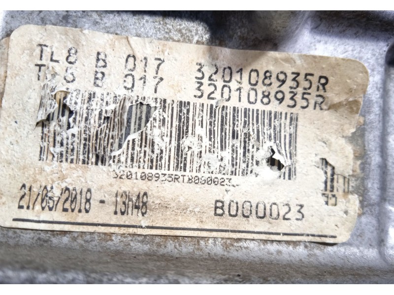 Recambio de caja cambios para dacia duster (hs_) 1.5 dci referencia OEM IAM TL8017 320108935R 