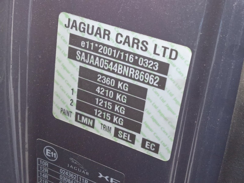jaguar xf i (x250) del año 2010