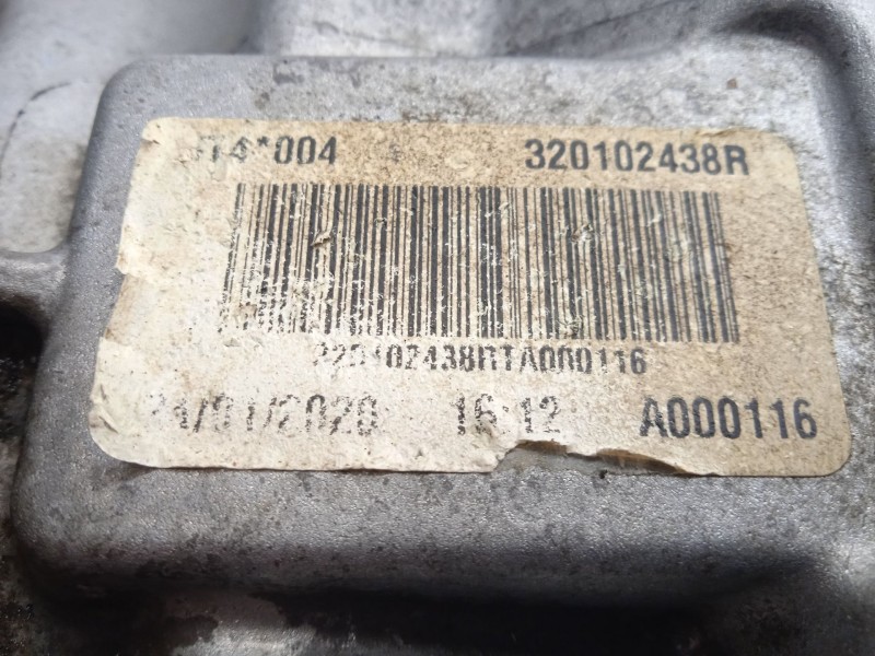 Recambio de caja cambios para dacia sandero iii 1.0 tce 100 referencia OEM IAM JT4016 320103789R 
