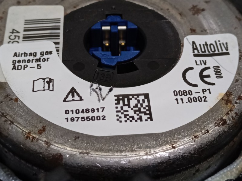 Recambio de airbag delantero izquierdo para peugeot 2008 i (cu_) 1.6 bluehdi 120 referencia OEM IAM 98072114ZD  19755002