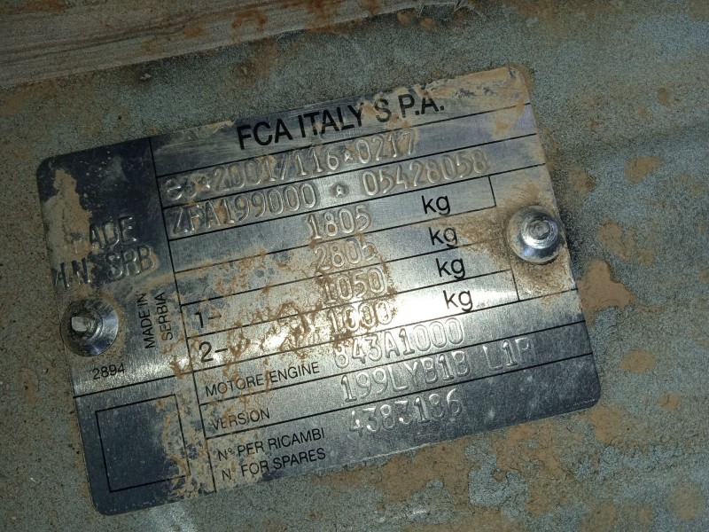 fiat 500l (351_, 352_) del año 2018