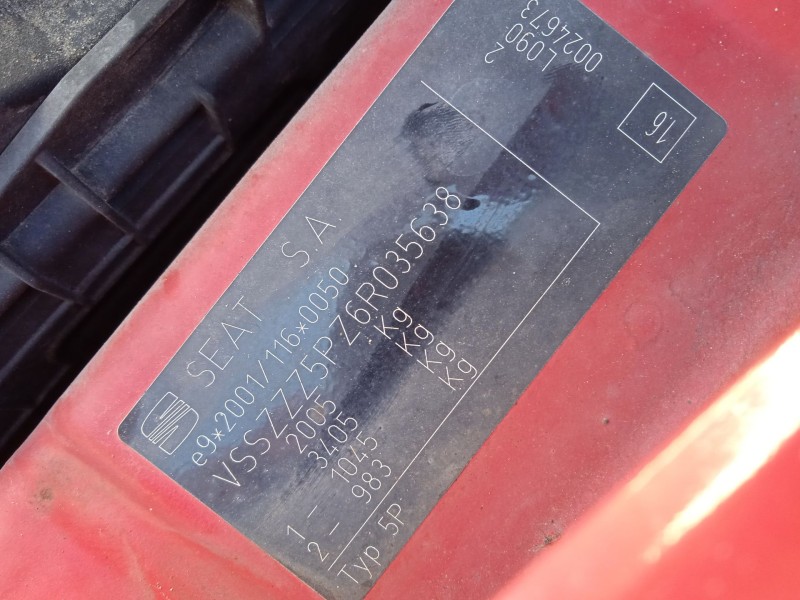 seat altea (5p1) del año 2006