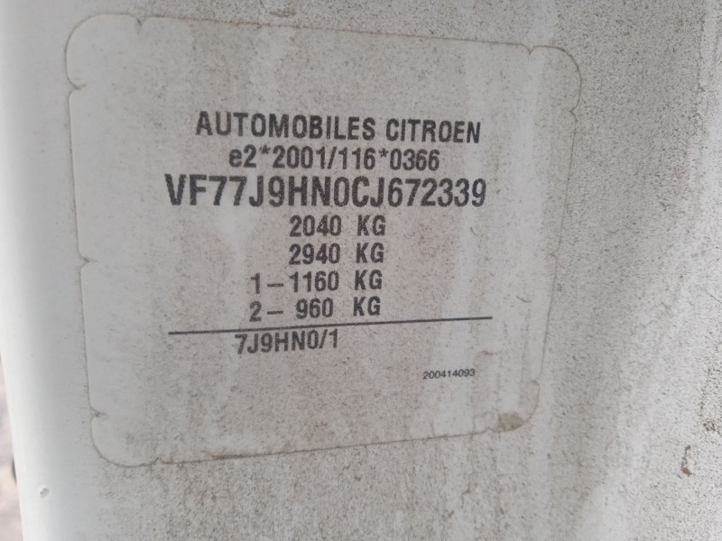 citroën berlingo multispace (b9) del año 2012