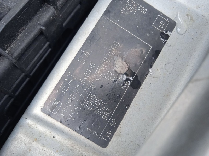 seat altea (5p1) del año 2006