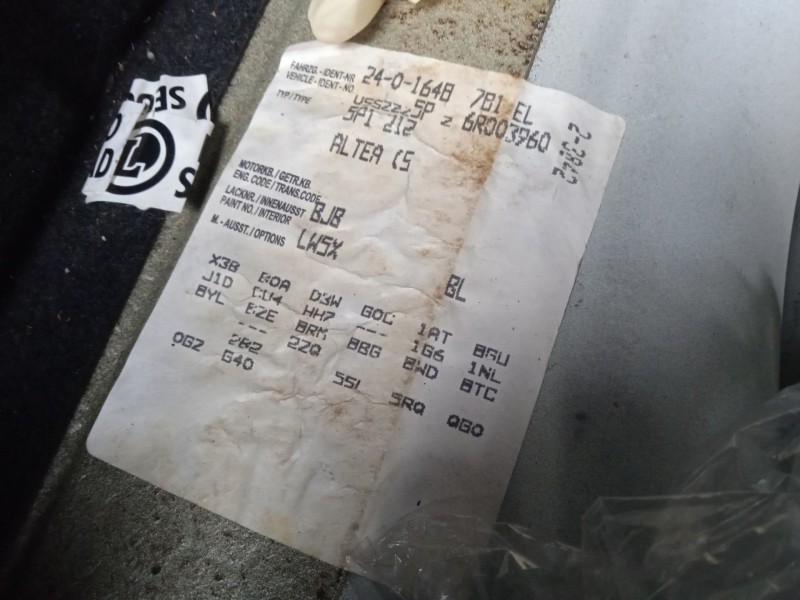 seat altea (5p1) del año 2006