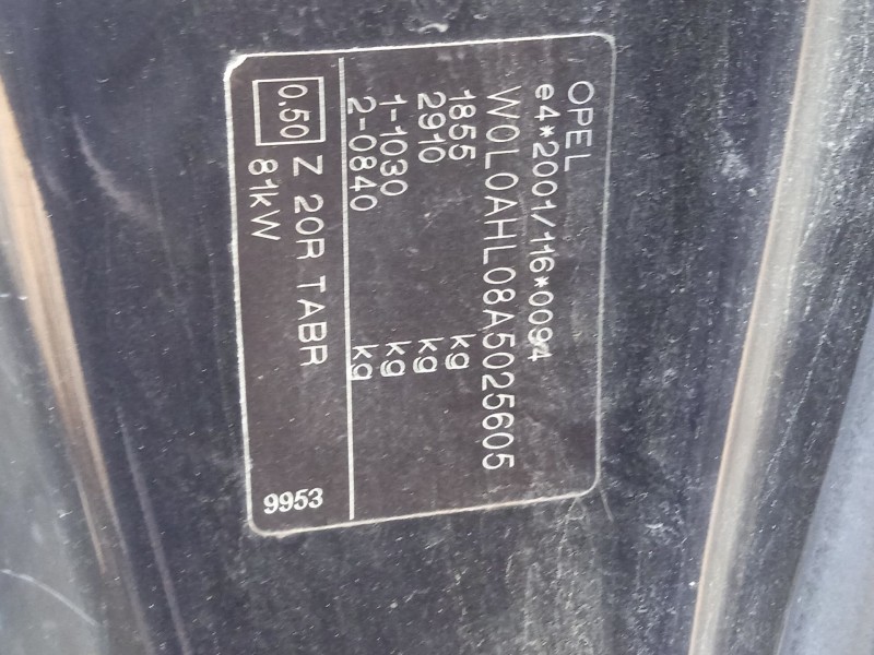 opel astra h gtc (a04) del año 2010