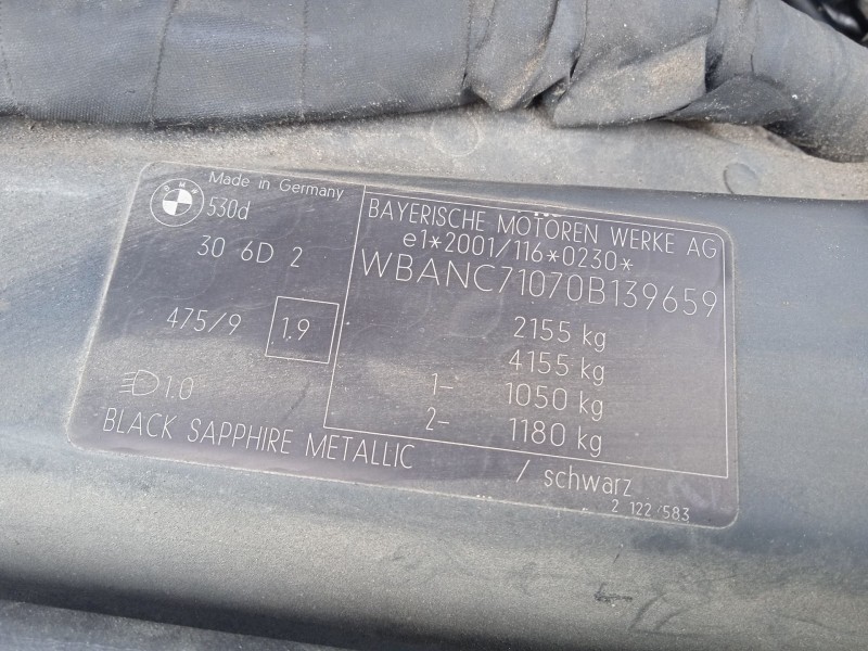 bmw 5 (e60) del año 2006