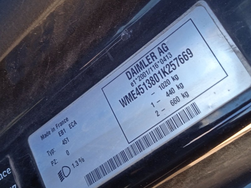 smart fortwo coupé (451) del año 2010