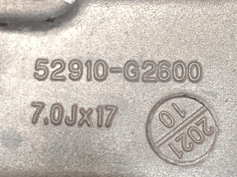 Recambio de llanta para hyundai ioniq (ae) 1.6 gdi hybrid referencia OEM IAM 52910G2600 52905G2600 