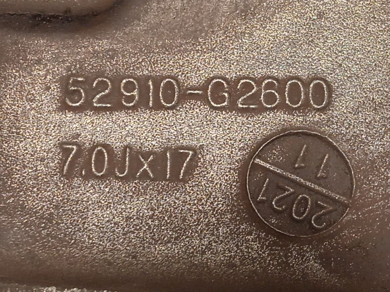 Recambio de llanta para hyundai ioniq (ae) 1.6 gdi hybrid referencia OEM IAM 52910G2600 52905G2600 