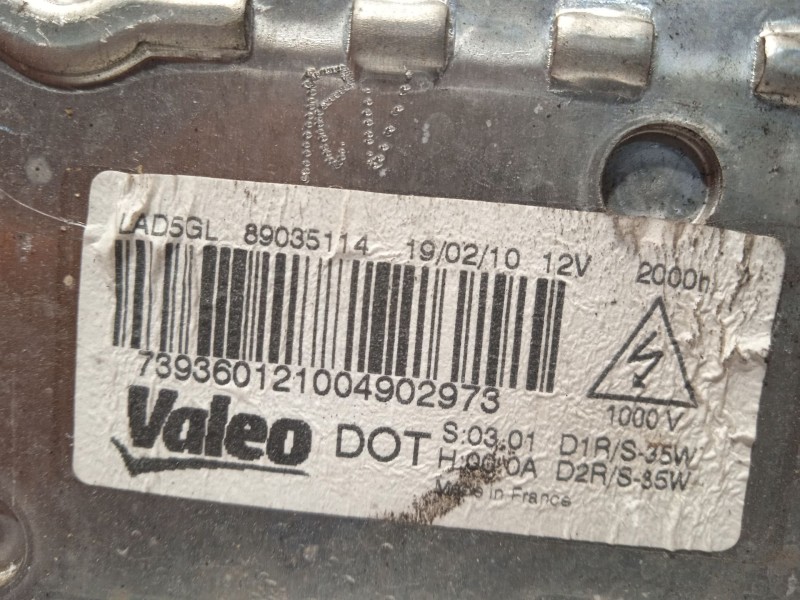 Recambio de centralita faros xenon para peugeot 607 (9d, 9u) 2.0 hdi referencia OEM IAM 89035114  LAD5GL