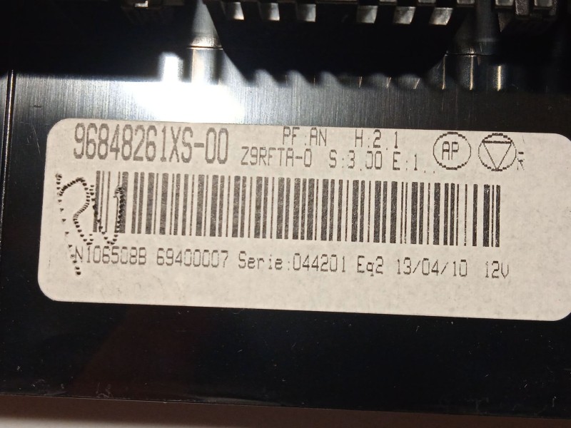 Recambio de mando climatizador para peugeot 607 (9d, 9u) 2.0 hdi referencia OEM IAM 96848261XS 6452K3 