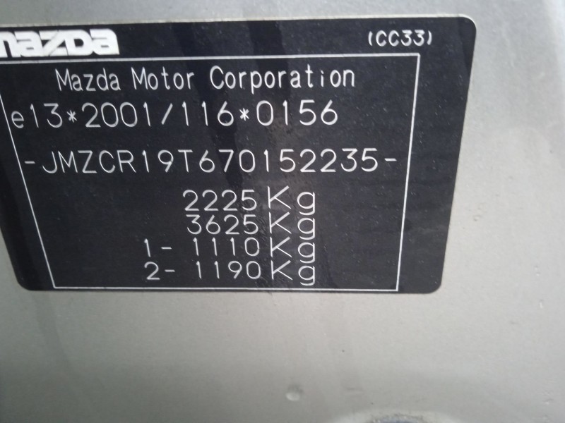 mazda 5 (cr) del año 2007