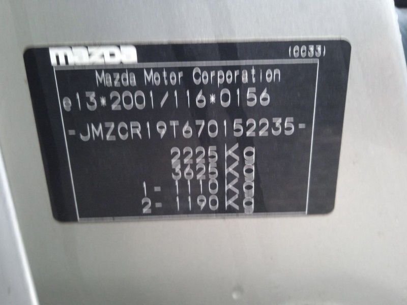 mazda 5 (cr) del año 2007