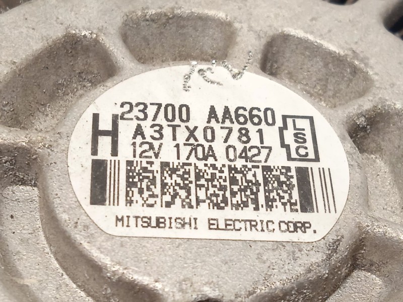 Recambio de alternador para subaru legacy v (bm) 2.0 d awd (bmd) referencia OEM IAM 23700AA660  A3TX0781