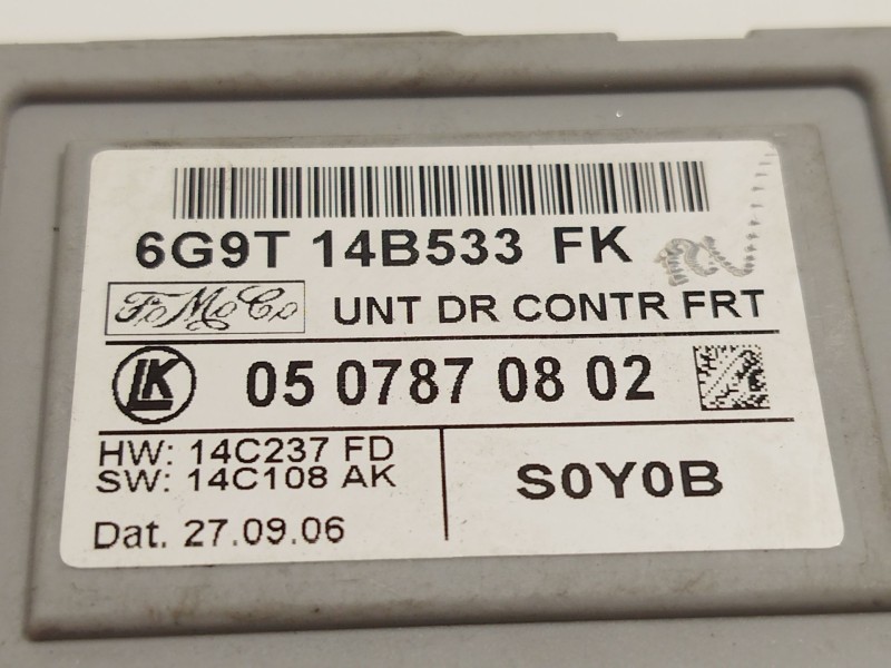Recambio de centralita confort para ford s-max (wa6) 2.0 tdci referencia OEM IAM 6G9T14B533FK  