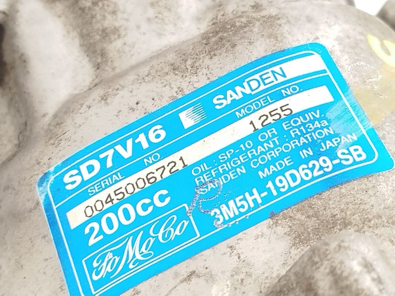 Recambio de compresor aire acondicionado para mazda 3 (bk) 1.6 di turbo referencia OEM IAM 3M5H19D629SB  SD7V16
