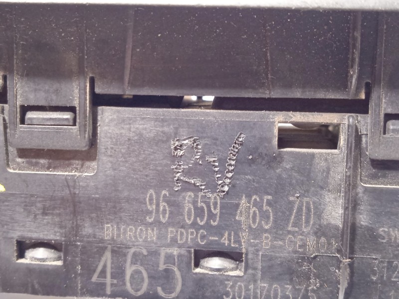 Recambio de mando elevalunas delantero izquierdo para peugeot 508 i (8d_) 2.0 hdi referencia OEM IAM 96659465ZD  