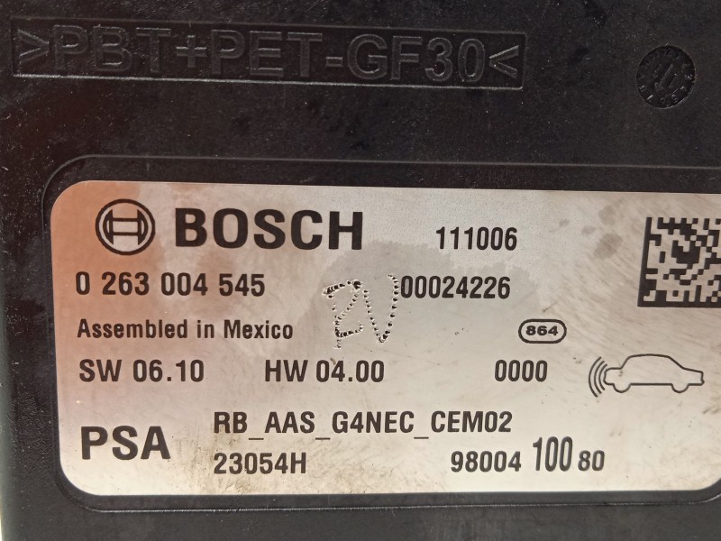 Recambio de modulo electronico para peugeot 508 i (8d_) 2.0 hdi referencia OEM IAM 9800410080  0263004545