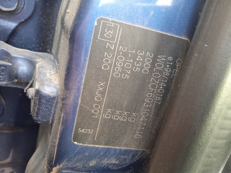 opel vectra c (z02) del año 2003