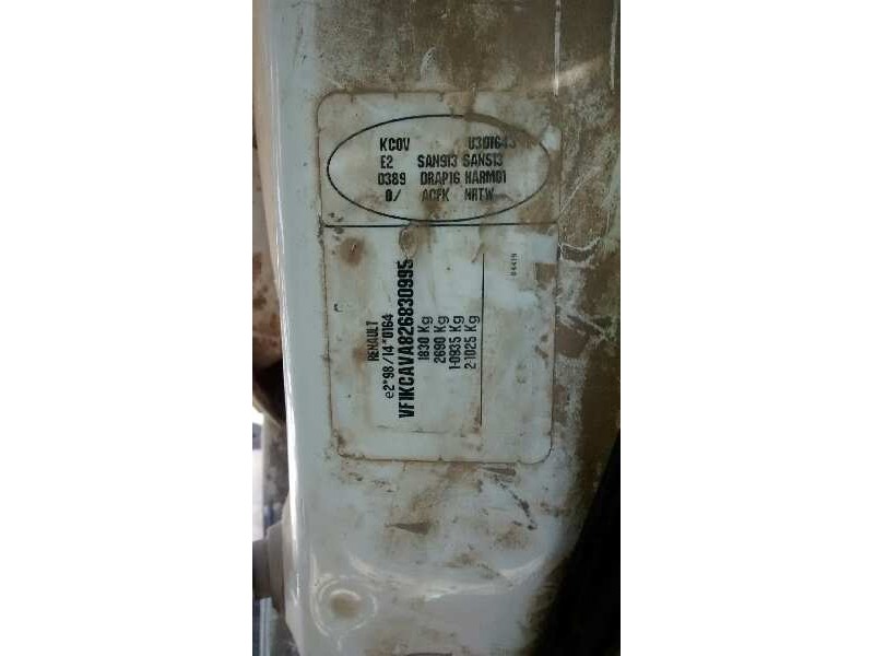 renault kangoo 4x4 del año 2002